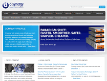 Tablet Screenshot of d-synergy.com